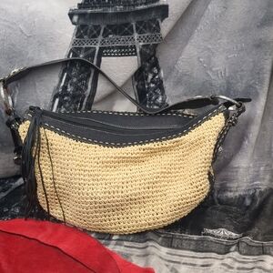 Brighton Raffia Shoulder Bag